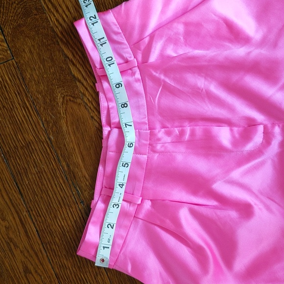 The Bar Dylan Shorts Bubblegum Pink Silk - Picture 6 of 9